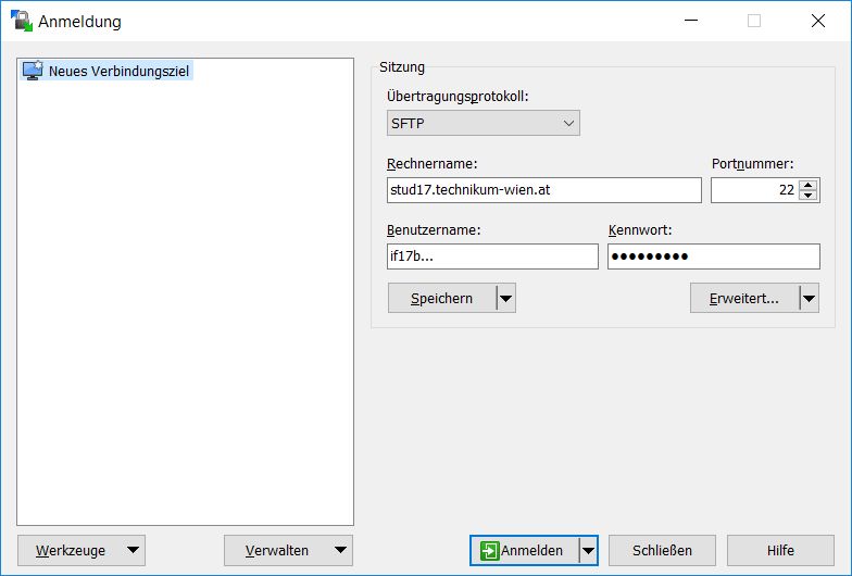 WinSCP Settings